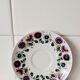 Coupelle porcelaine blanche et fleurs