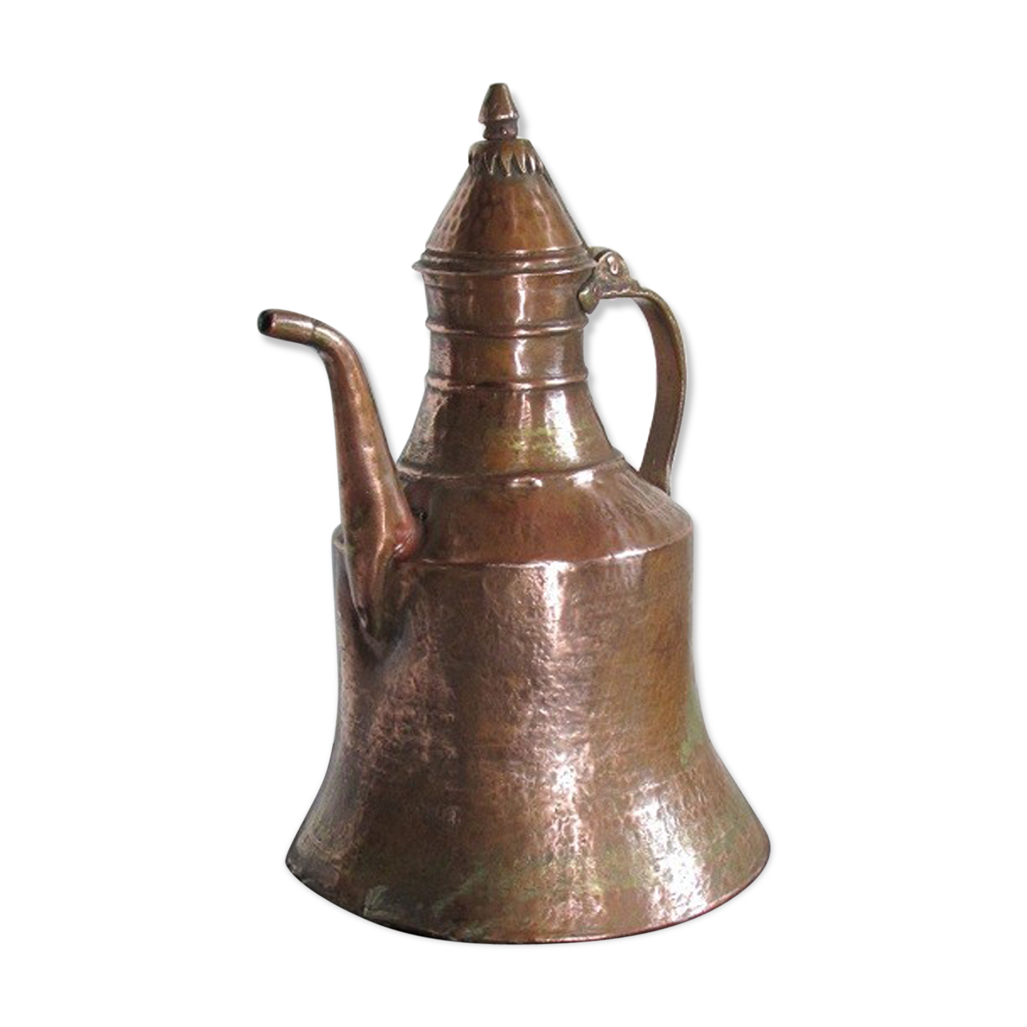 Copper and exotic bronze pitcher
