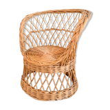 Armchair in wicker