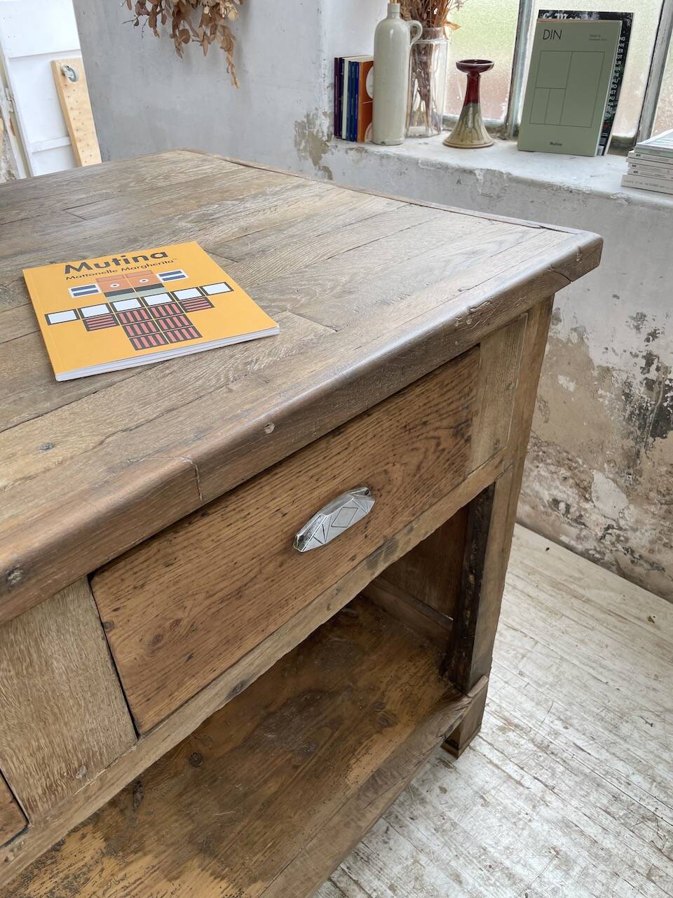 Comptoir en chêne XXL 260 cm