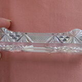 Set of 12 knife holders in cut crystal