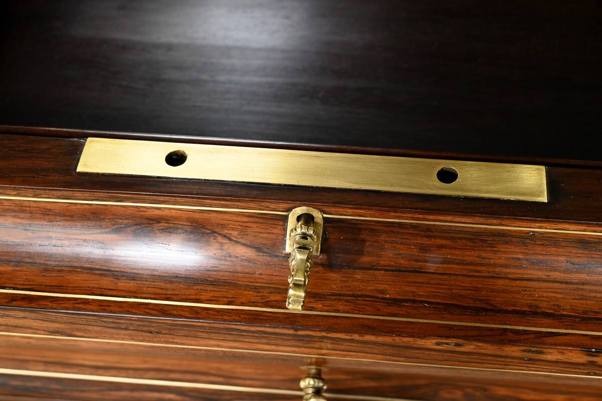 Rosewood work table, Napoleon III style, Maison Roll, Fg. St Antoin