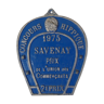 Ancienne plaque de concours hippique équestre savenay 1975