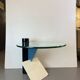 Memphis Postmodern Side Table by Peter Shire for Saporiti, 1980s