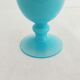 Light blue opaline soliflore vase