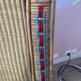 Art Deco armchair in rattan and wicker, 1920s