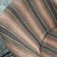 Mid-Century brown armchair in metal and upholstery fabric, VEB Waldheim 1960s