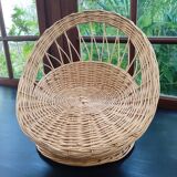 Fauteuil rotin enfant