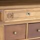 Magnificent notary's cabinet in walnut (late 19th century).