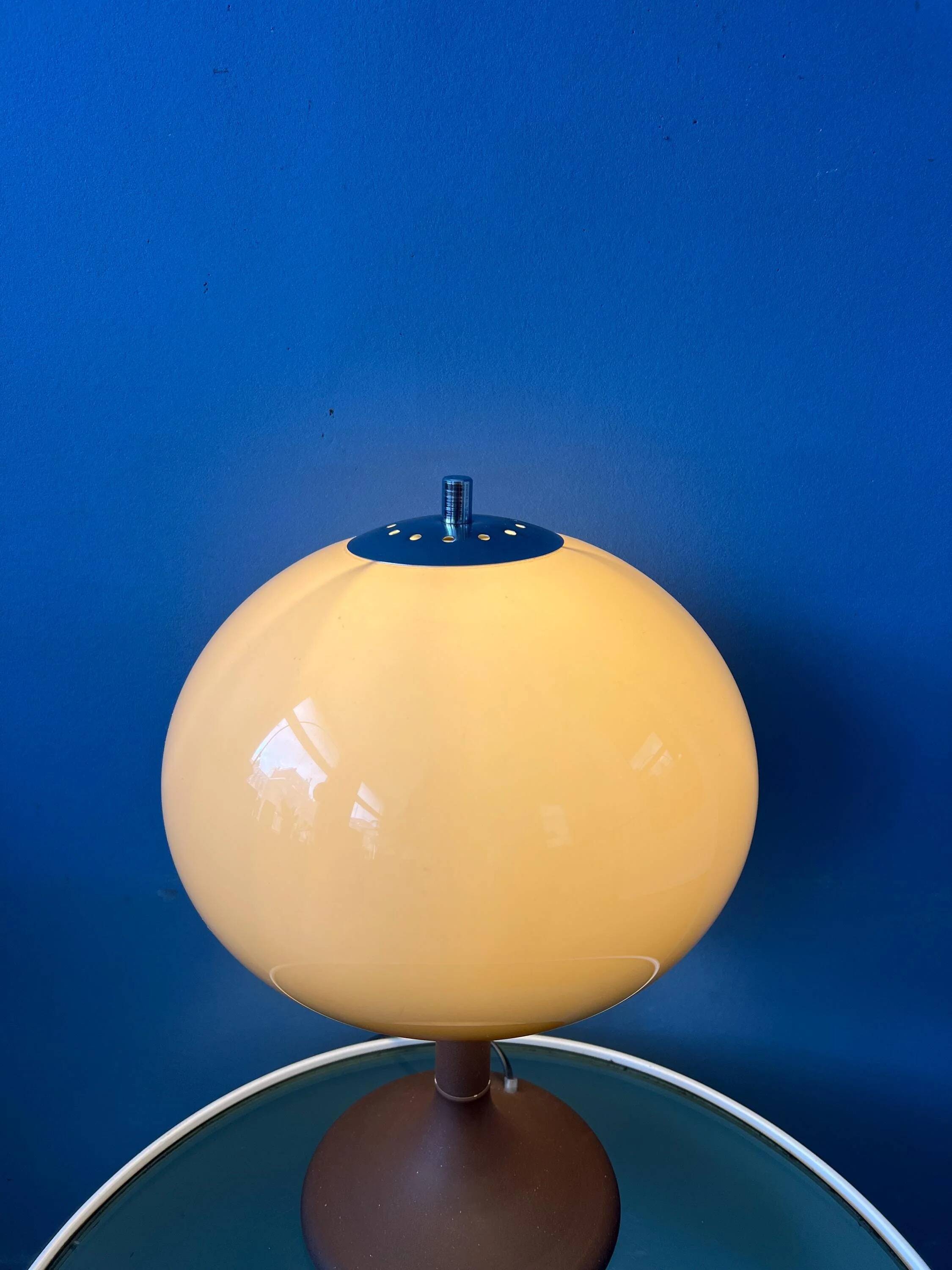 Lampe de table champignon vintage Mid-Century Herda Space Age