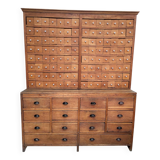 Armoire d'apothicaire de mercerie ancienne