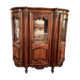 Argentier trois portes dont 2 arrondies, style régence.