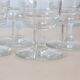 Lot of 6 glass champagne flutes, vintage