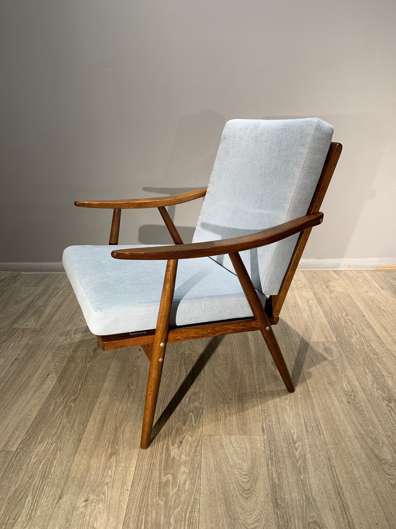 Pair of Thonet armchairs, Czechoslovakia, 1960s