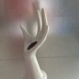 Vintage hand in white ceramic