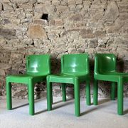 4 chairs model 4875 by C. Bartoli for Kartell, 1970