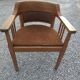 Vintage oak office chair