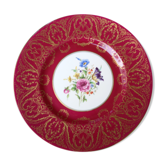 Assiette ancienne Royal Worcester porcelaine anglaise