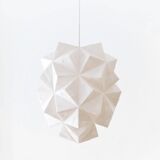 Japanese Style Hand-folded White Paper Pendant Lighting "Amaea"