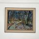 Swedish Oil on Canvas – “Forest” by Eyvind Olesen – Dated 1957