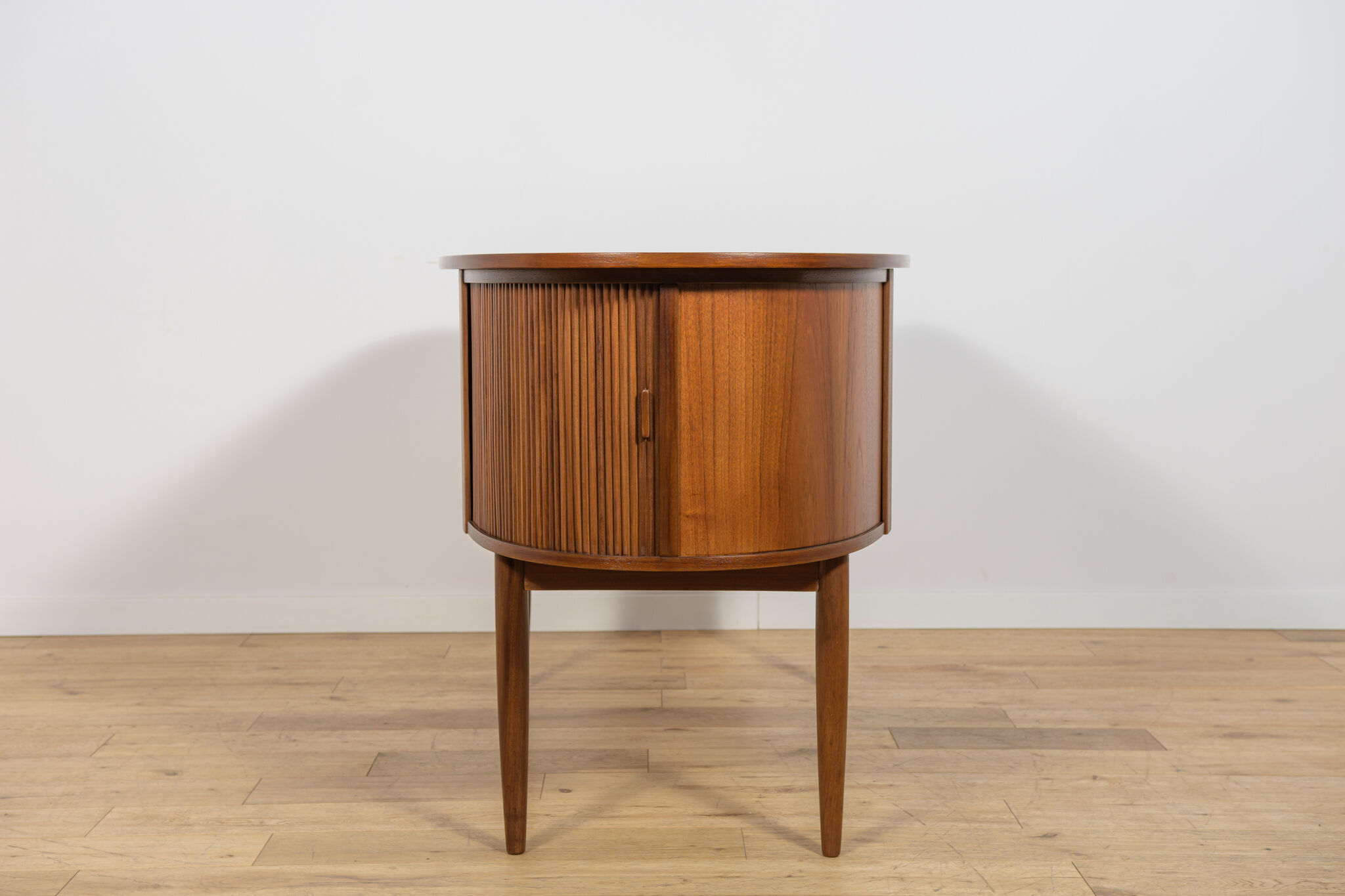 Mid-Century Freestanding Teak Kidney Desk, Denmark, 1960s