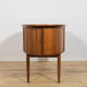 Mid-Century Freestanding Teak Kidney Desk, Denmark, 1960s