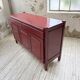 Red lacquered enfilade 1970 160cm