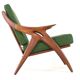 De Ster "Knoop" - armchair 'Glane' mid century modern Dutch Design in teak