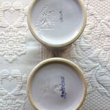 Pair of ceramic pharmacy pots