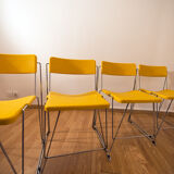 Set of four v-line magis chairs from Andries & Hiroko Van Honck