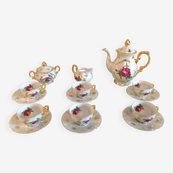 Bavarian porcelain coffee service / vintage 60s-70s