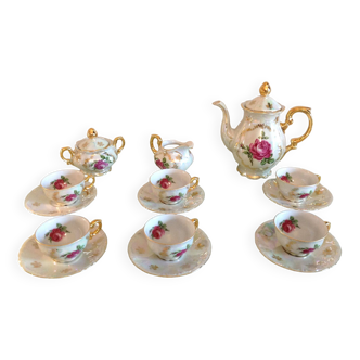 Bavarian porcelain coffee service / vintage 60s-70s