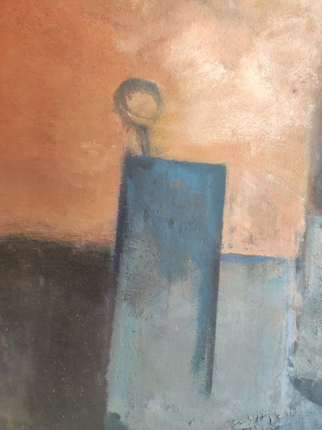 Modern painting vase