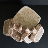 Vintage italian ashtray kit