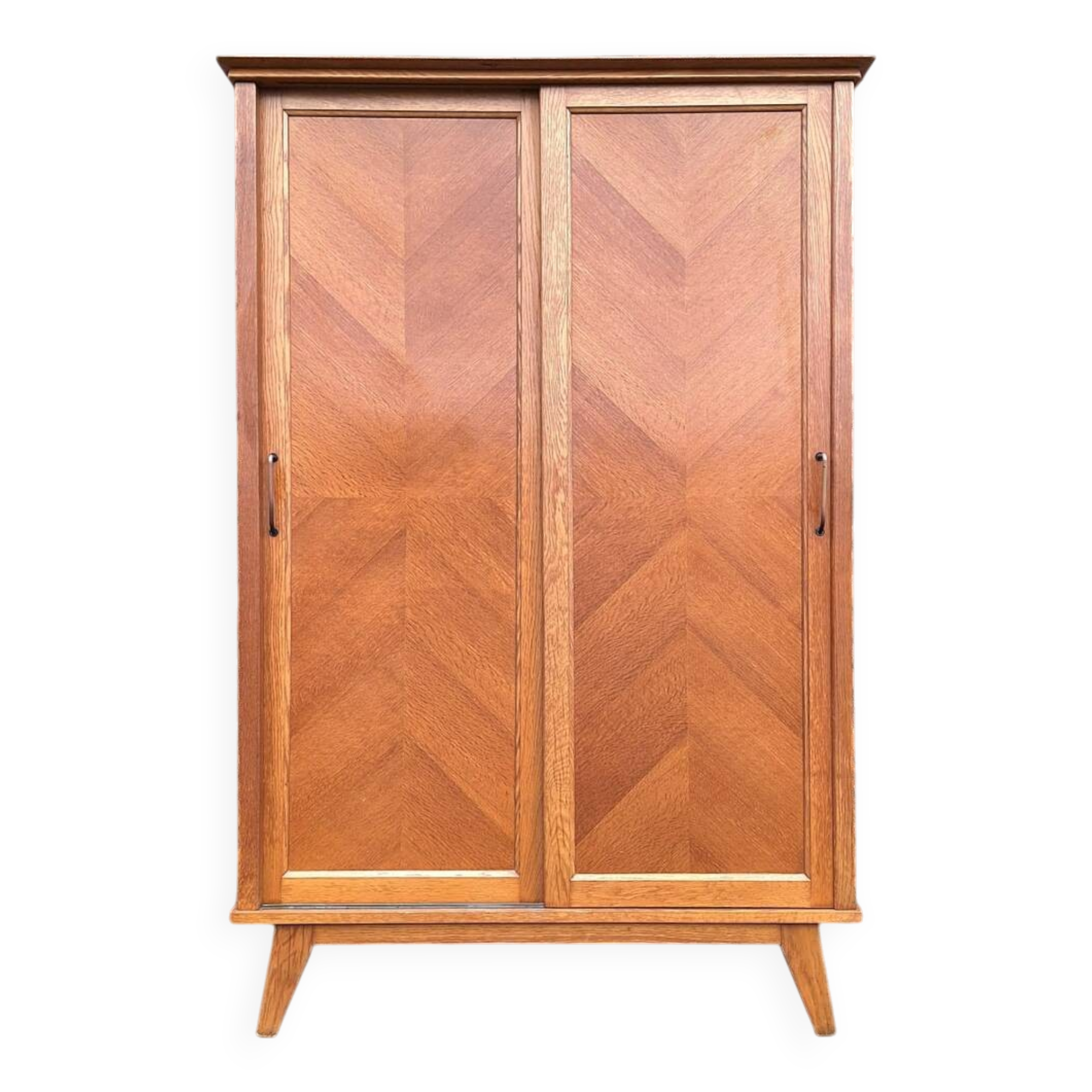 Vintage sliding door wardrobe, antique wardrobe furniture
