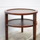 Art Deco style wooden coffee table, vintage wooden table, living room table
