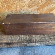 Antique Writing Desk Set Vintage Wooden Storage Box #D89