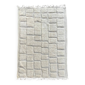 Tapis Beni Ouarain moderne en laine