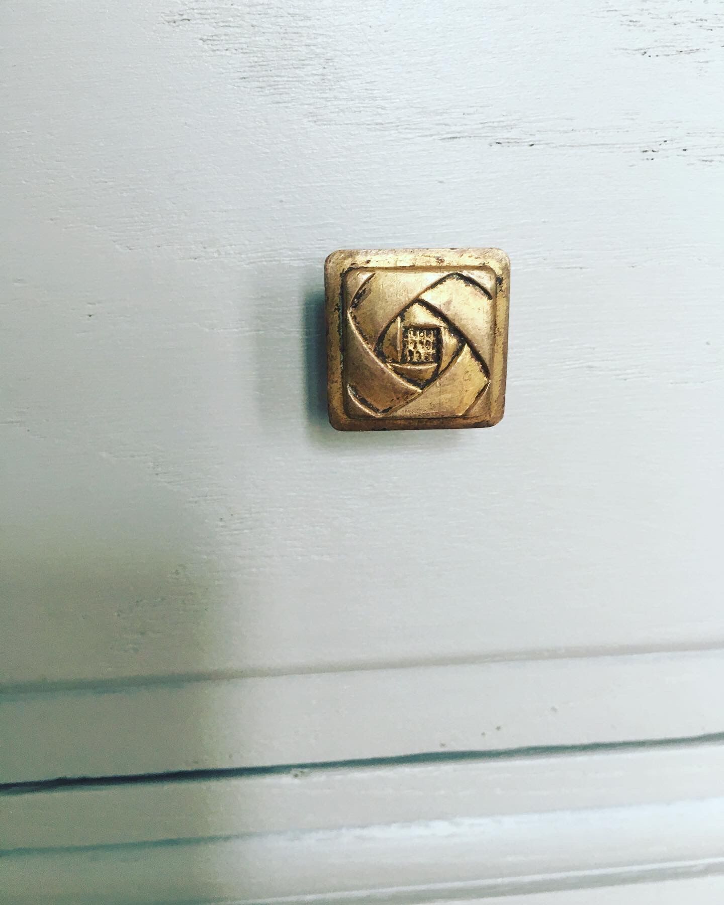 Renovated vintage art deco chest of drawers