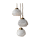 Lustre composé de trois globes vintage