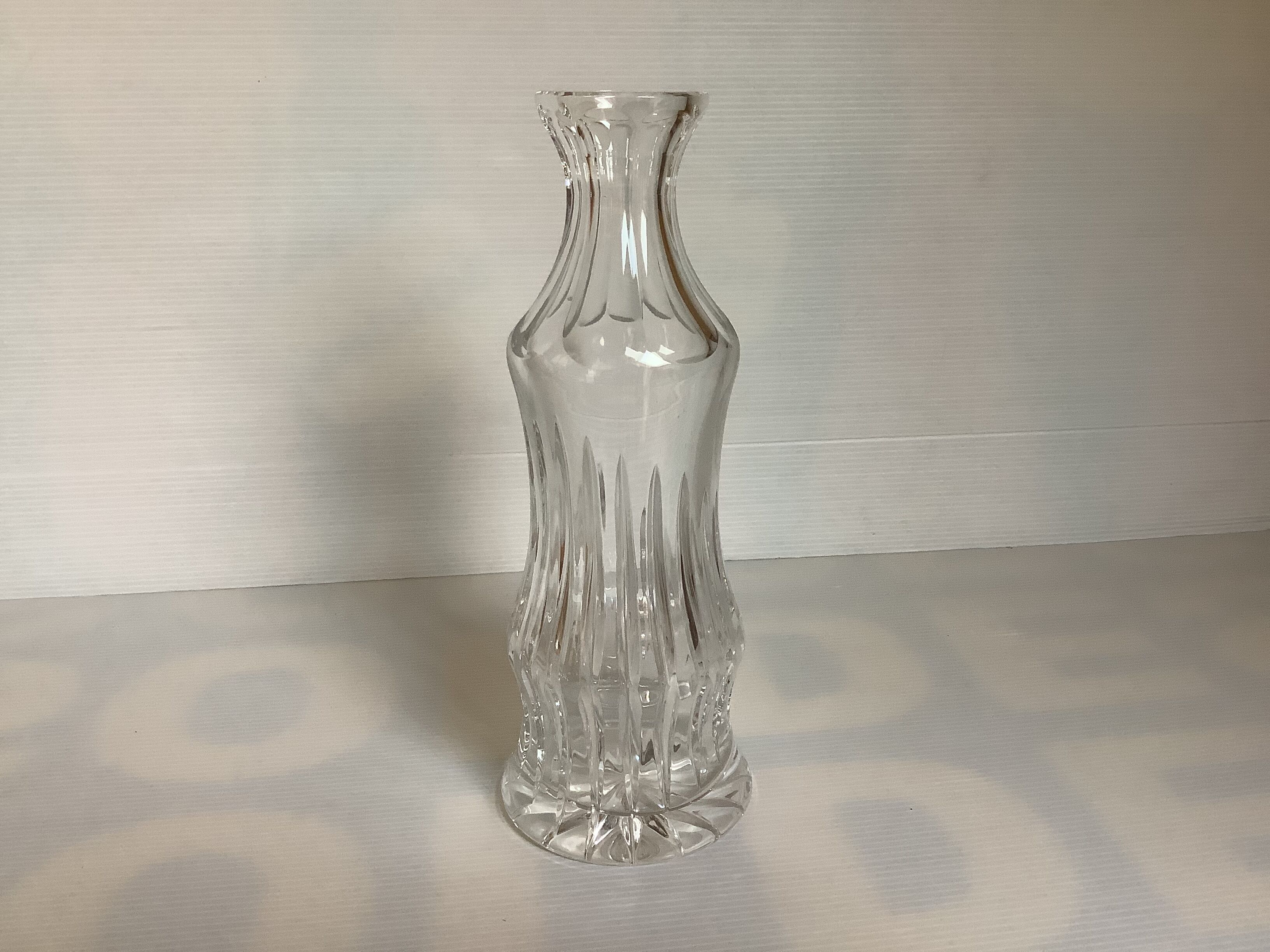 Cut crystal carafe bottle