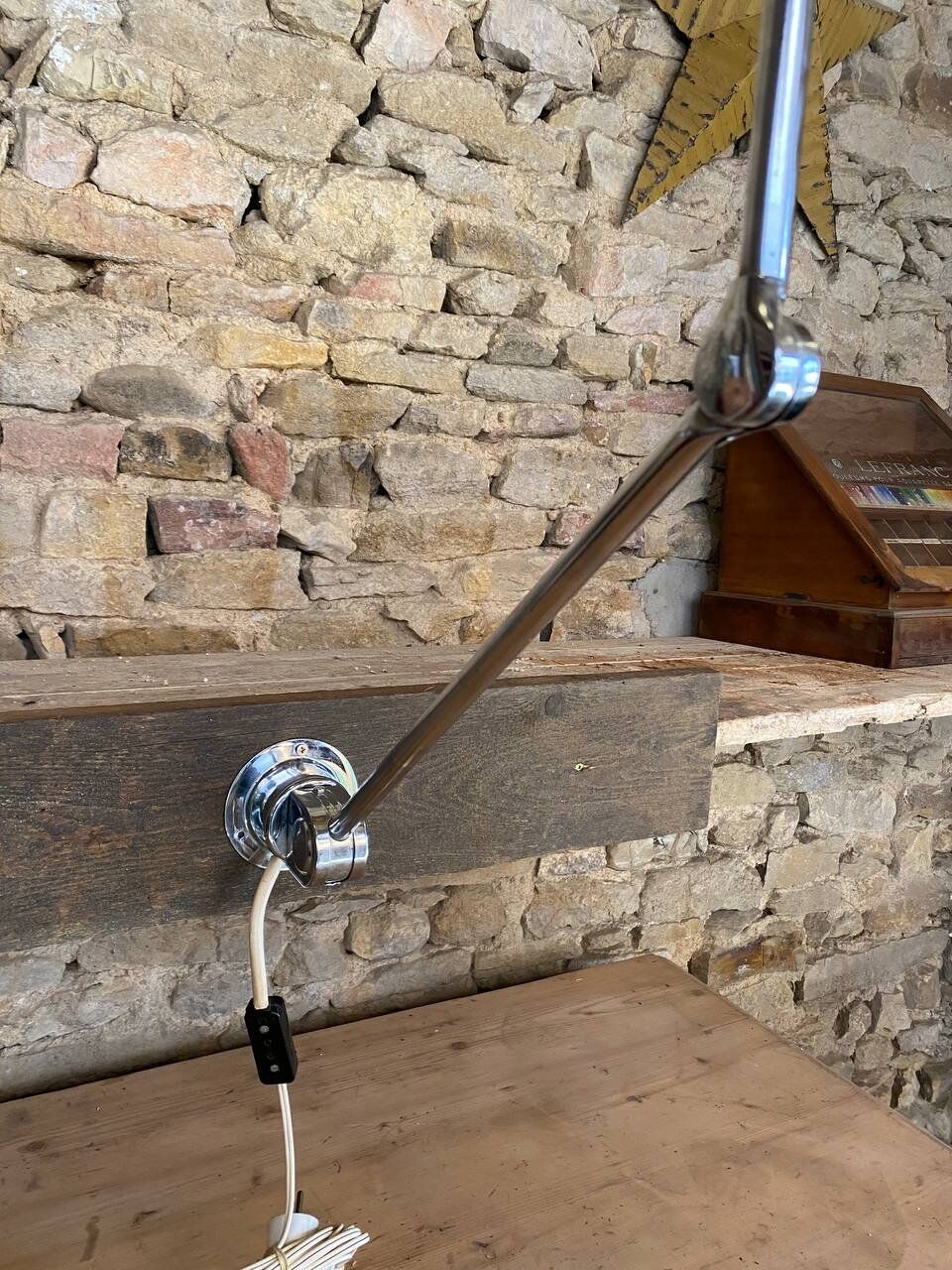 Wall lamp - 2 chrome arms