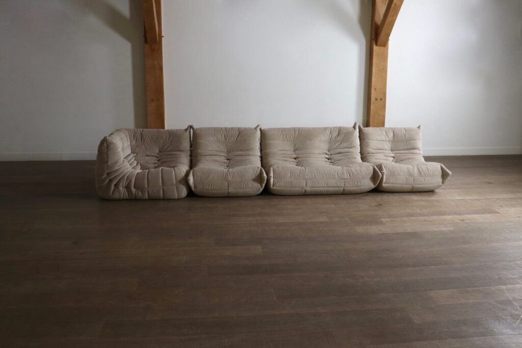 Ensemble de canapés Togo original Ligne Roset par Michel Ducaroy, années 1970