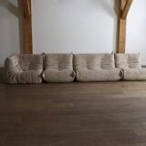 Ensemble de canapés Togo original Ligne Roset par Michel Ducaroy, années 1970