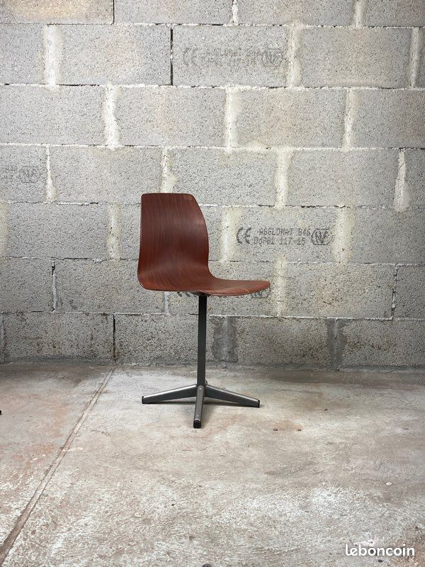 Vintage industrial Galvanitas chairs