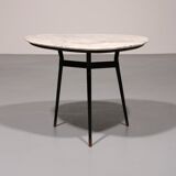 Elegant marble and brass accent table – chic small coffee or side table