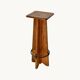 4 oak stools from France, 1950s.