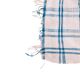 Vintage Haik checkered blanket from Morocco - 156 x 313 cm