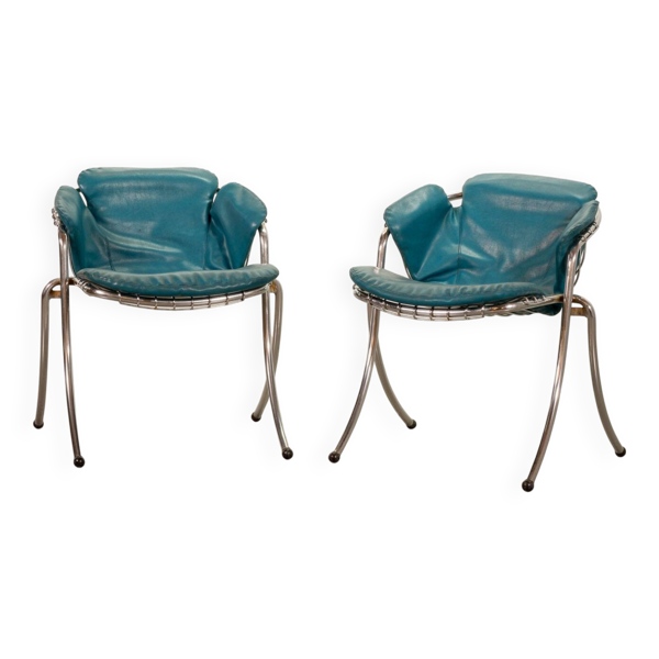 Chaises de salle à manger Gastone Rinaldi, modèle Lynn pour Rima, Italie, 19