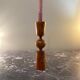 Wooden candle holder